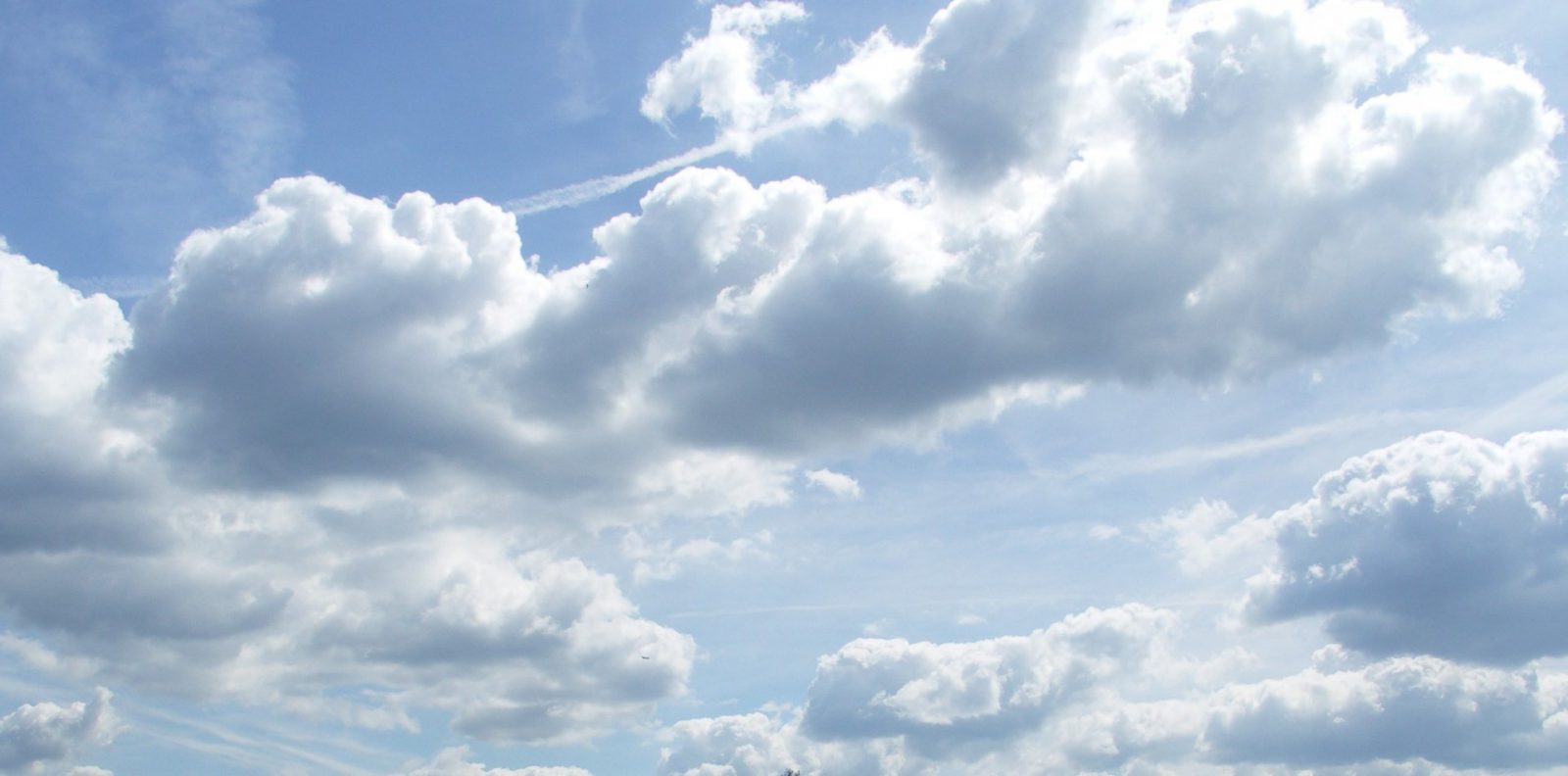 blue sky with clouds