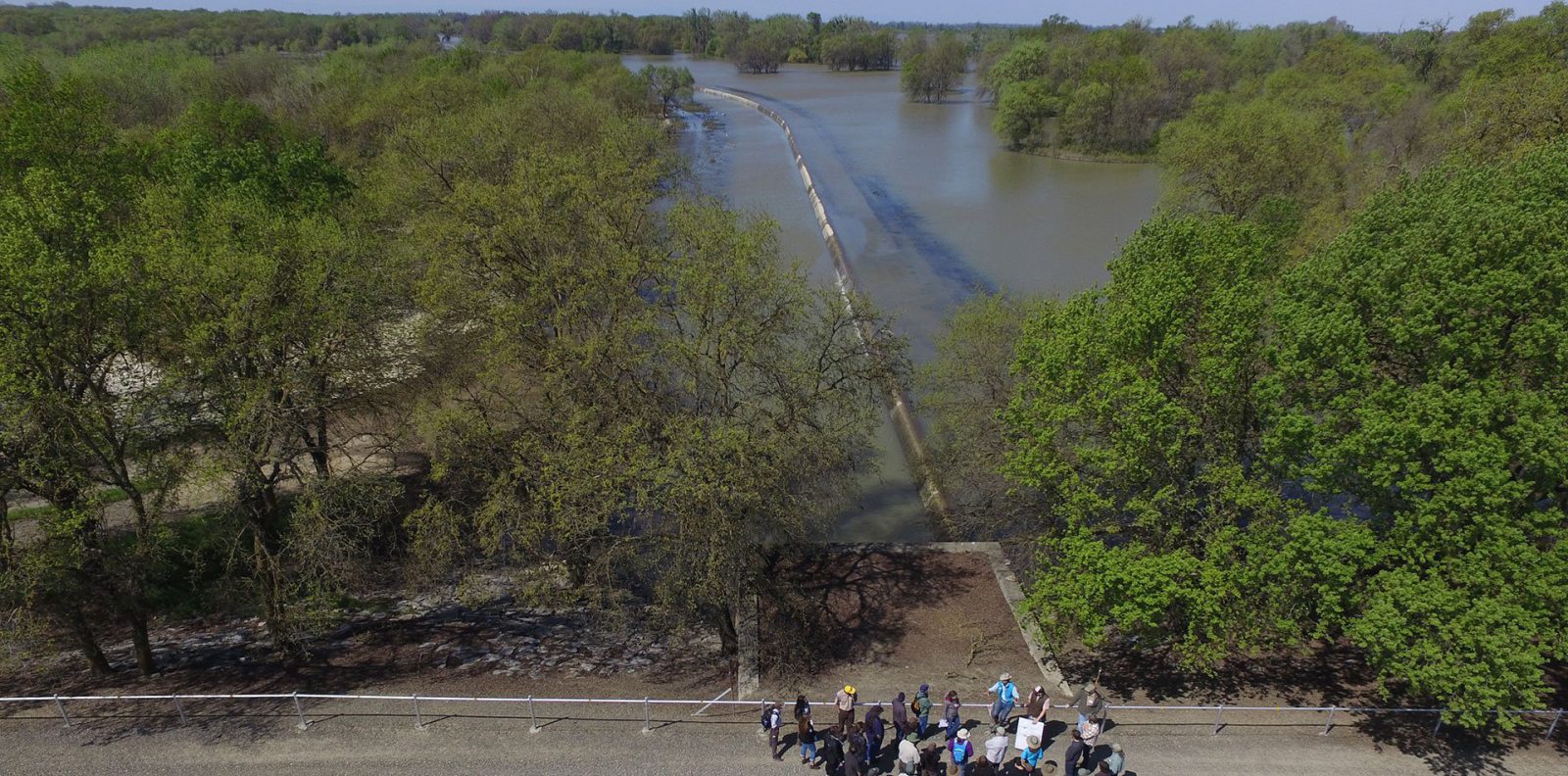 Aerial of River